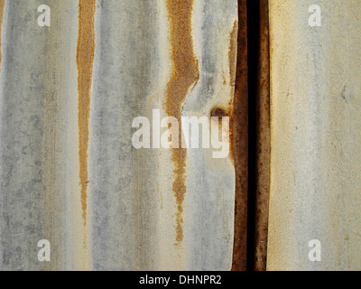 Abstract pattern on a rusty metal surface Stock Photo