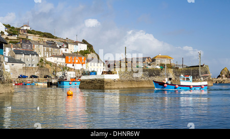 Mevagissey Harbour on the South Coast of Cornwall England UK Europe Stock Photo