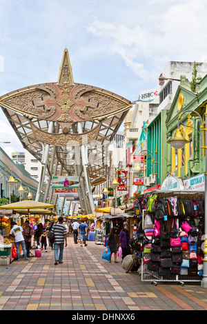 Kasturi Walk a covered walkway alongside Central Market, popular shopping spot with food beverage stalls, Kuala Lumpur, Malaysia Stock Photo