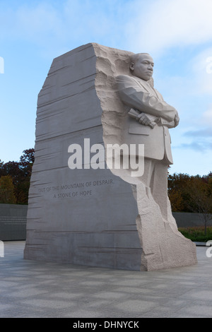 The Stone of Hope statue at the Martin Luther King, Jr. Memorial in Washington, DC. Stock Photo