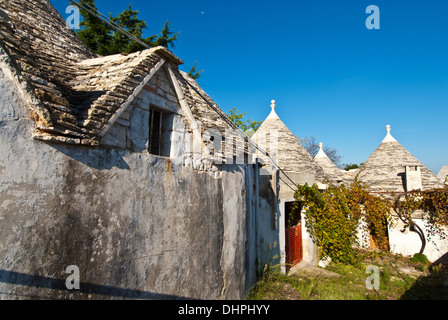 Trulli houses outside Alberobello, Puglia, italy Stock Photo