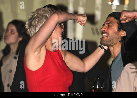 Denise Welch and Marc Elliott The National Tour of Steel Magnolias - After Party London, England - 15.05.12, Stock Photo