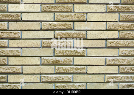 High resolution cream brick wall texture Stock Photo