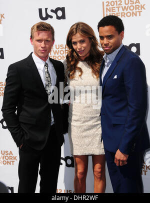 Michael Ealy, Sonya Walger and Warren Kole The 2012 USA Network Upfront Presentation - Arrivals New York City, USA - 17.05.12 Stock Photo