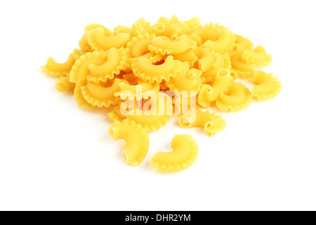 Italian pasta isolated on white background. Stock Photo