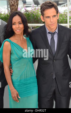 Jada Pinkett Smith, Ben Stiller 'Madagascar 3' photocall - during the 65th Cannes Film Festival Cannes, France - 18.05.12 Stock Photo