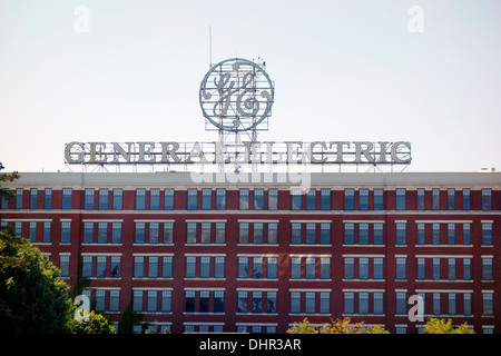 former General Electric headquarters building in Schenectady NY Stock Photo