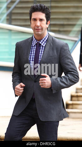 David Schwimmer leaving a photocall for 'Madagascar 3' during the 65th annual Cannes Film Festival Cannes, France - 18.05.12 Stock Photo