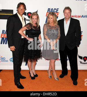 Guest, Kim Richards, Kathy Hilton, and Rick Hilton 19th Annual Race to Erase MS held at the Hyatt Regency Century Plaza Century City, California - 05.18.12 Stock Photo