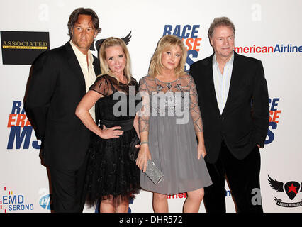 Guest, Kim Richards, Kathy Hilton, and Rick Hilton 19th Annual Race to Erase MS held at the Hyatt Regency Century Plaza Century City, California - 05.18.12 Stock Photo