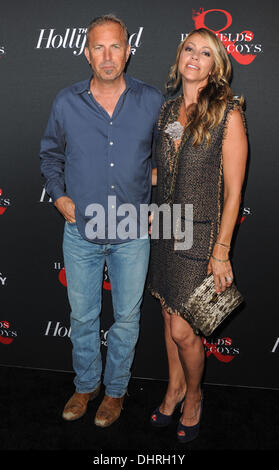 Christine Baumgartner And Kevin Costner HISTORY Hosts A Pre-Emmy Party ...