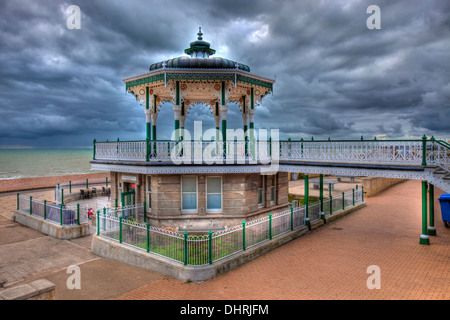 The Victorian Bandstand ( recently restored ) , Brighton , Sussex , England Stock Photo