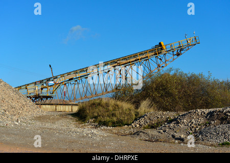 Conveyor. Shap Beck Quarry, Shap, Cumbria, England, United Kingdom, Europe. Stock Photo