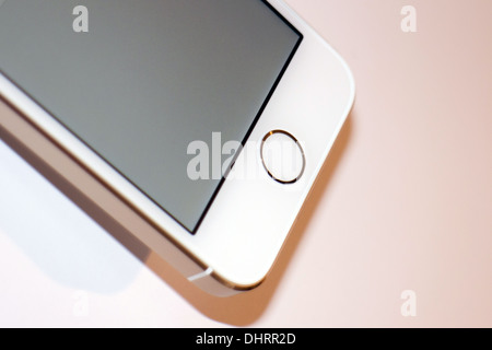Apple iPhone 5s Gold Touch ID 3 Stock Photo
