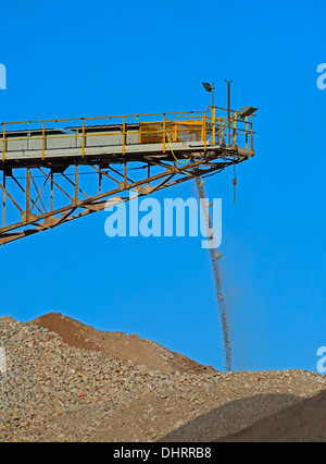 Conveyor. Shap Beck Quarry, Shap, Cumbria, England, United Kingdom, Europe. Stock Photo