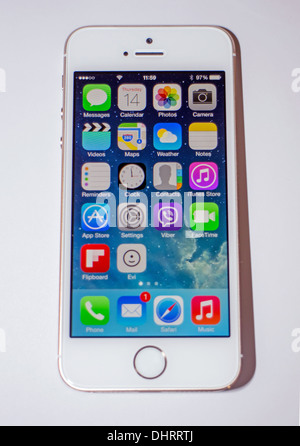 Apple iPhone 5s Gold 8 Stock Photo