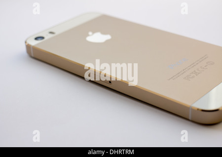 Apple iPhone 5s Gold 4 Stock Photo