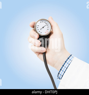 Blood pressure measurement Stock Photo