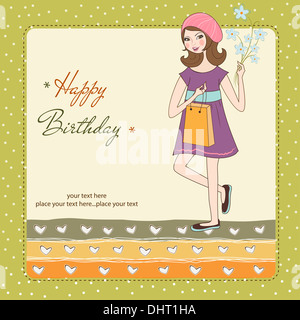 Rush Design Female Birthday Card - Happy Birthday Card With 'Birthday - View #11