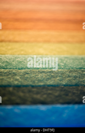Natural ink colored cottons worn in Central America. Stock Photo