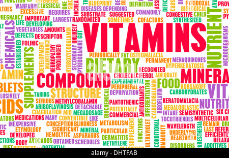 Vitamins and Health Supplements for Healthy Lifestyle Stock Photo