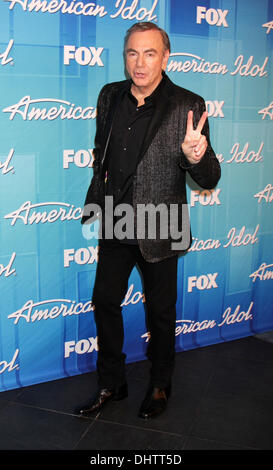 Neil Diamond  'American Idol' Season 11 grand finale show held at Nokia Theatre L.A. Live - Press Room Los Angeles, California, USA - 23.05.12 Stock Photo