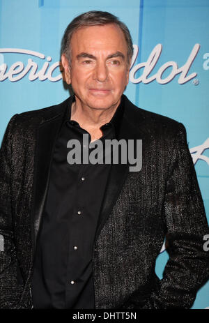 Neil Diamond  'American Idol' Season 11 grand finale show held at Nokia Theatre L.A. Live - Press Room Los Angeles, California, USA - 23.05.12 Stock Photo