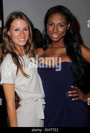 Victoria Serra and Denia Hall  The Catalina reality show premiere party at Catalina Hotel  Miami Beach, Florida - 22.05.12 Stock Photo