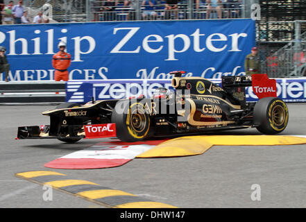 Kimi RAIKKONEN, FINLAND, LOTUS-Renault  F1 - Formula One Grand Prix - Monaco - Practice Monaco - 24.05.12 Stock Photo