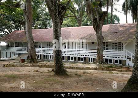 The Albert Schweitzer hospital. The museum. Lambarene. Gabon. Stock Photo