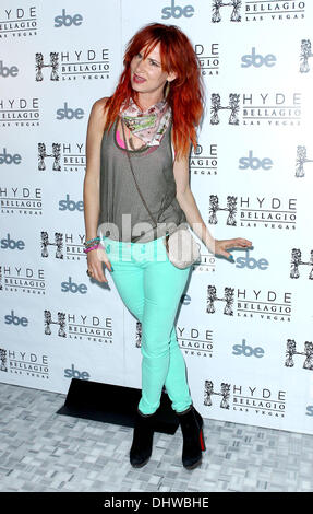 Juliette Lewis Travie McCoy of Gym Class Heroes at Hyde Bellagio Resort  Las Vegas, Nevada -27.05.12 Stock Photo