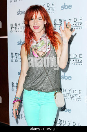 Juliette Lewis Travie McCoy of Gym Class Heroes at Hyde Bellagio Resort  Las Vegas, Nevada -27.05.12 Stock Photo