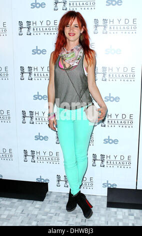 Juliette Lewis Travie McCoy of Gym Class Heroes at Hyde Bellagio Resort  Las Vegas, Nevada -27.05.12 Stock Photo