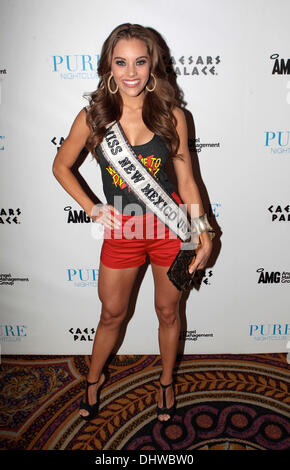 Miss New Mexico USA, Jessica Martin  at Pure Nightclub inside Caesars Palace Las Vegas, Nevada - 27.05.12, Stock Photo