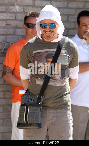 Robert Downey, Jr. at Joel Silver's Memorial Day party in Malibu Los Angeles, California - 28.05.12 Stock Photo