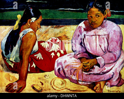 Paul Gauguin Tahitian Women On The Beach Stock Photo Alamy