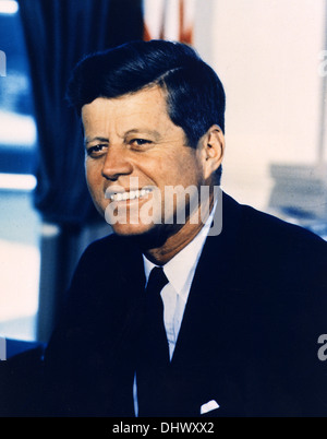 President John F. Kennedy, American President JFK Stock Photo