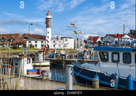 Harbor on the island of Poel Timmendorf Stock Photo