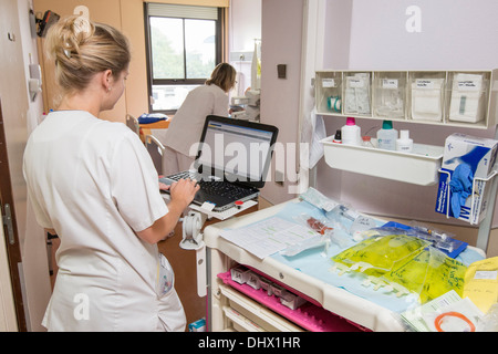 GERIATRIC HOSPITAL UNIT Stock Photo