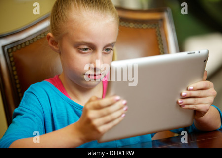 Kids using technology Stock Photo