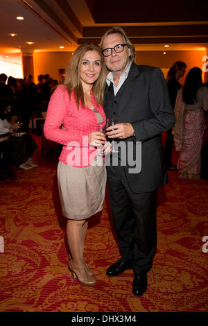 Guel Ural-Aytekin, Volker Lechtenbrink celebrating 20th filmfest movie festival Hamburg. Hamburg, Germany - 27.09.2012 Stock Photo