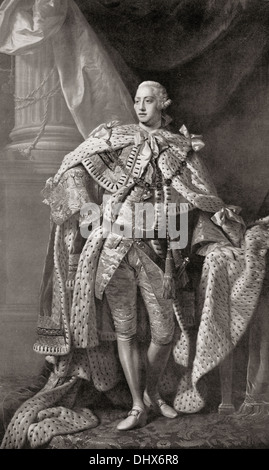 George III , 1738 – 1820. King of Great Britain and Ireland. Stock Photo
