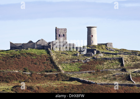 Dilapidated buildings in Ireland Stock Photo