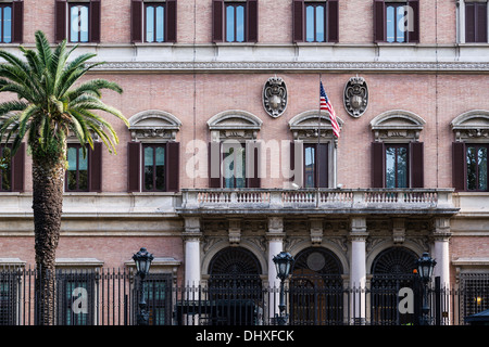 United States Embassy in Rome, Italy Stock Photo