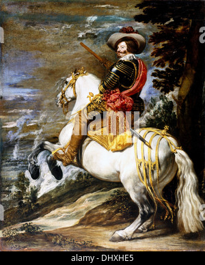 Don Gaspar de Guzmán, Count–Duke of Olivares - by Diego Velazquez, 1635 Stock Photo