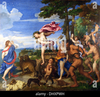 Bacchus and Ariadne - by Titian, 1523 Stock Photo