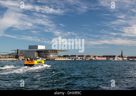 Amaliehaven and new opera in Copenhagen, Denmark Stock Photo