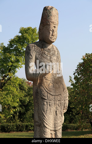 South Korea, Gyeongju, National Museum, statue, Stock Photo