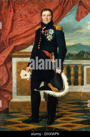 General Étienne-Maurice Gérard, Marshal of France - by Jacques Louis David, 1816 Stock Photo