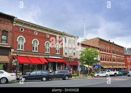 Shops in downtown Lee, Massachusetts, USA Stock Photo - Alamy